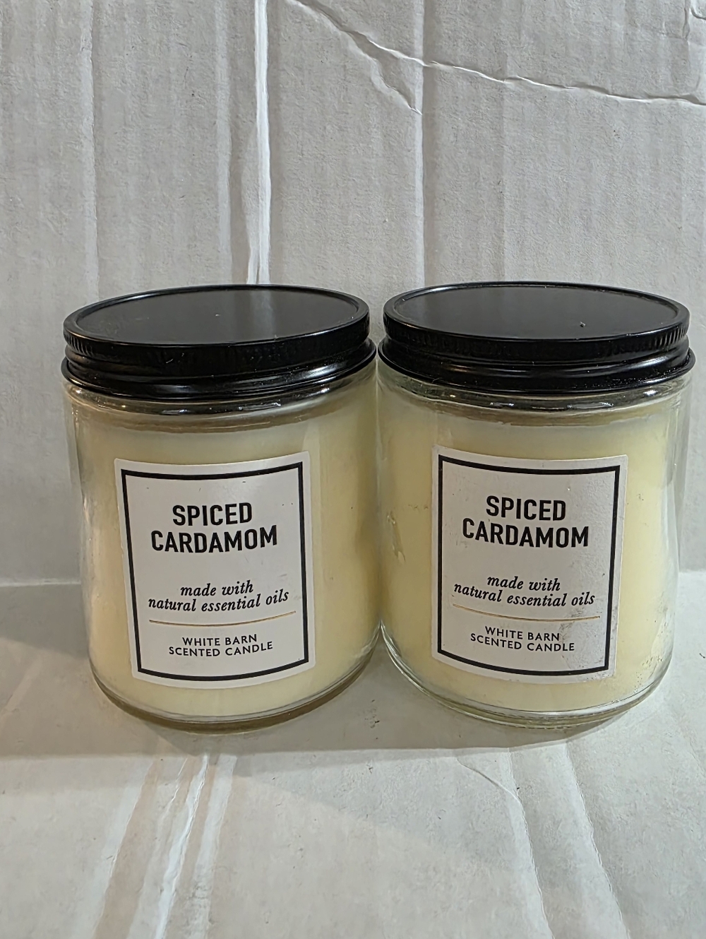 BATH AND BODY WORKS SPICED CARDAMOM SINGLE WICK CANDLES X2